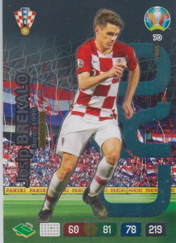 Adrenalyn Euro 2020 - 070 - Josip Brekalo (Croatia) - Wonderkid