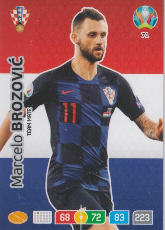 Adrenalyn Euro 2020 - 071 - Marcelo Brozovic (Croatia) - Team Mate