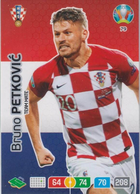 Adrenalyn Euro 2020 - 079 - Bruno Petkovic (Croatia) - Team Mate