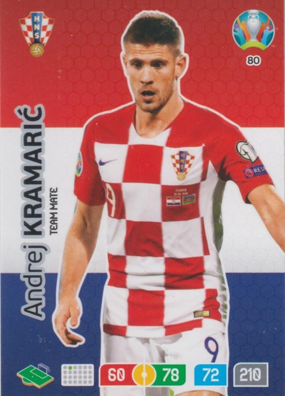 Adrenalyn Euro 2020 - 080 - Andrej Kramaric (Croatia) - Team Mate