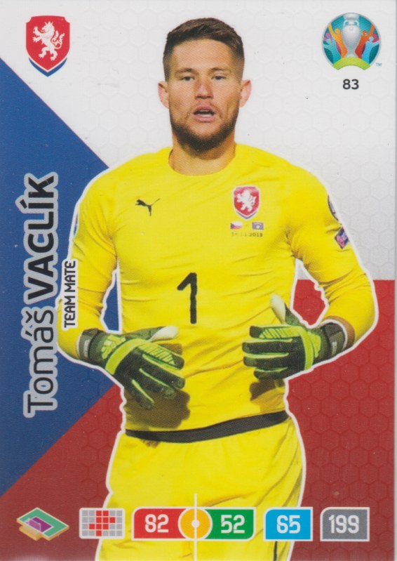 Adrenalyn Euro 2020 - 083 - Tomáš Vaclík / Tomas Vaclik (Czech Republic) - Team Mate
