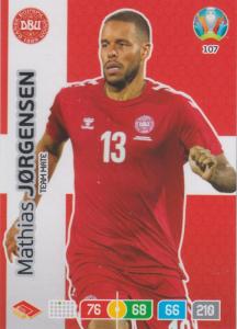 Adrenalyn Euro 2020 - 107 - Mathias Jørgensen / Mathias Jorgensen (Denmark) - Team Mate