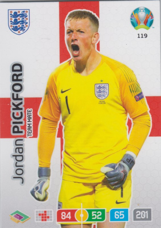 Adrenalyn Euro 2020 - 119 - Jordan Pickford (England) - Team Mate