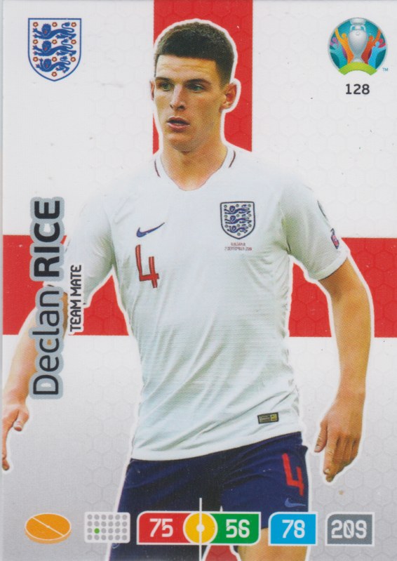 Adrenalyn Euro 2020 - 128 - Declan Rice (England) - Team Mate