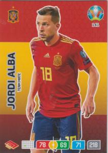 Adrenalyn Euro 2020 - 141 - Jordi Alba (Spain) - Team Mate