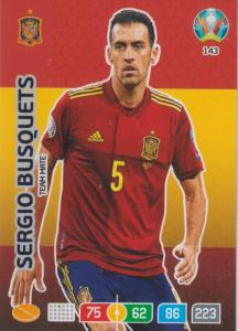Adrenalyn Euro 2020 - 143 - Sergio Busquets (Spain) - Team Mate