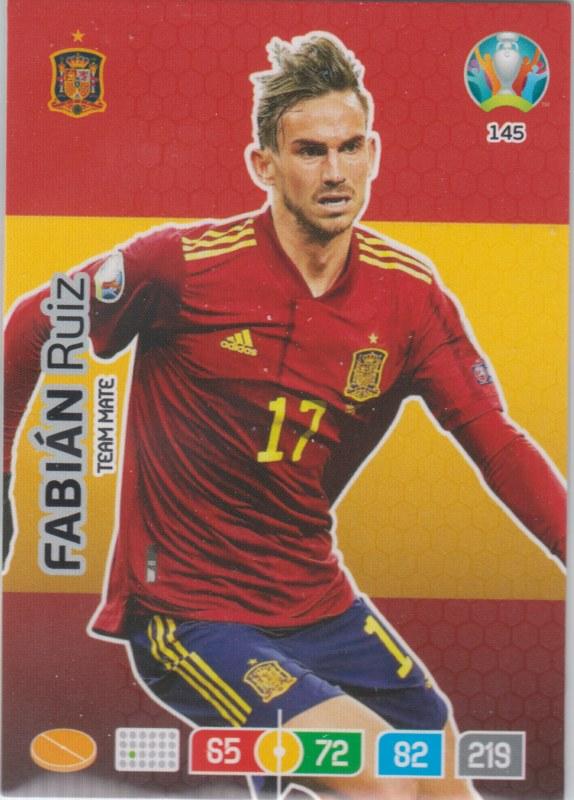 Adrenalyn Euro 2020 - 145 - Fabián Ruiz / Fabian Ruiz (Spain) - Team Mate