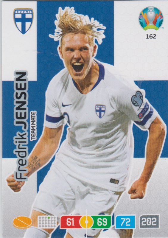 Adrenalyn Euro 2020 - 162 - Fredrik Jensen (Finland) - Team Mate