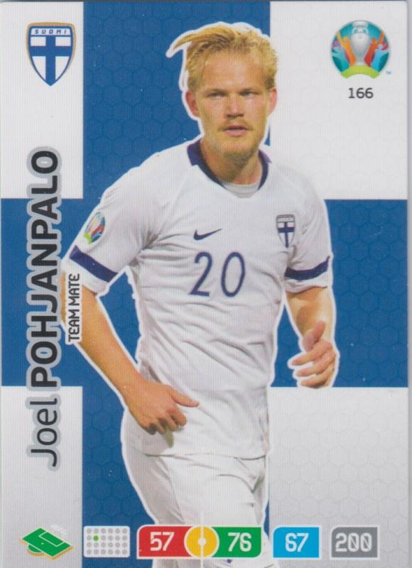 Adrenalyn Euro 2020 - 166 - Joel Pohjanpalo (Finland) - Team Mate
