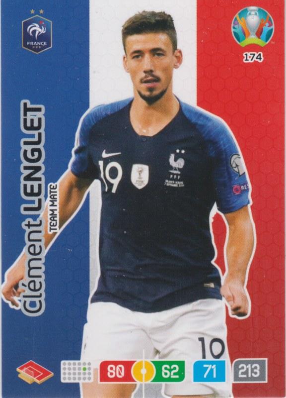 Adrenalyn Euro 2020 - 174 - Clément Lenglet (France) - Team Mate
