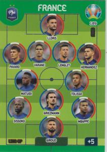 Adrenalyn Euro 2020 - 189 - Line-Up (France) - Line-Up