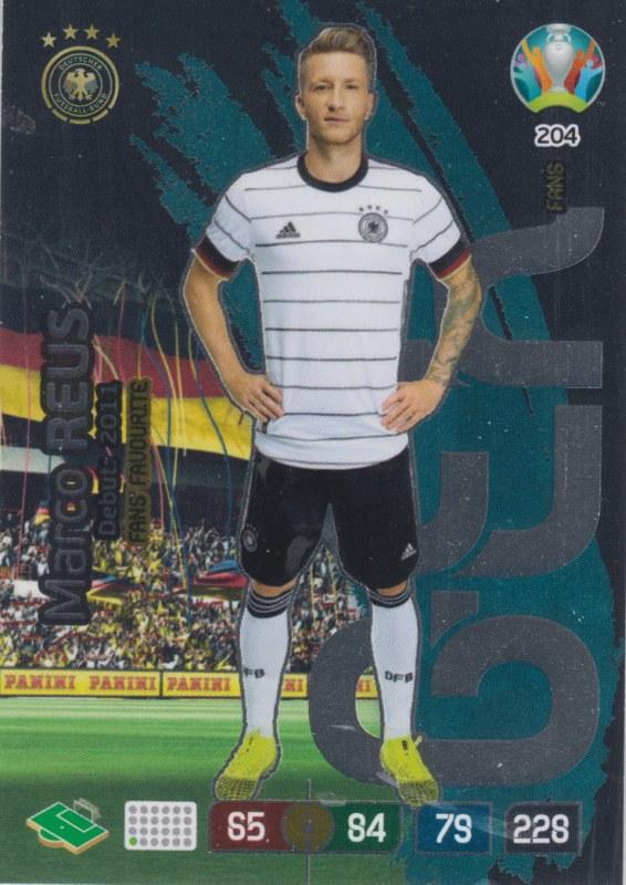 Adrenalyn Euro 2020 - 204 - Marco Reus (Germany) - Fans' Favourite