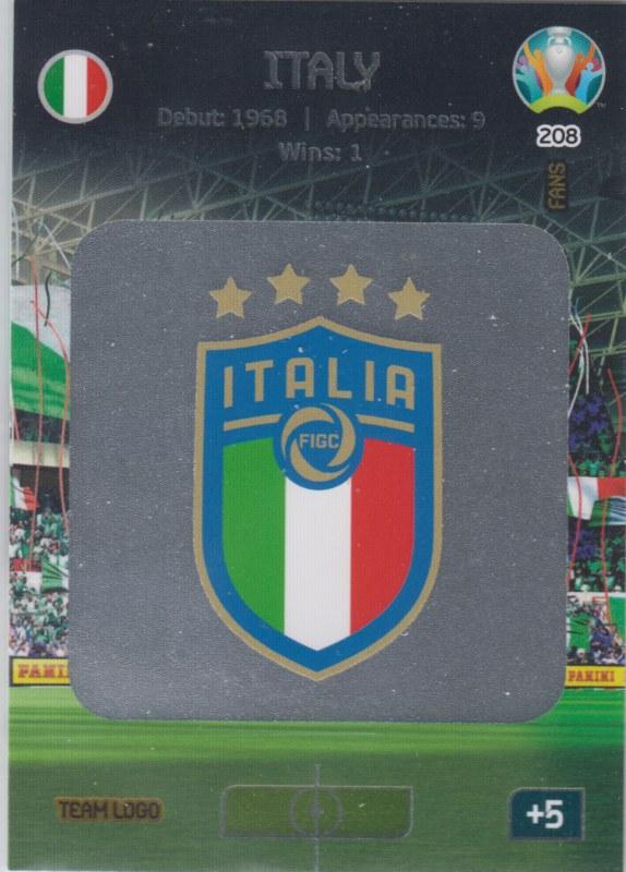 Adrenalyn Euro 2020 - 208 - Team Logo (Italy) - Team Logo