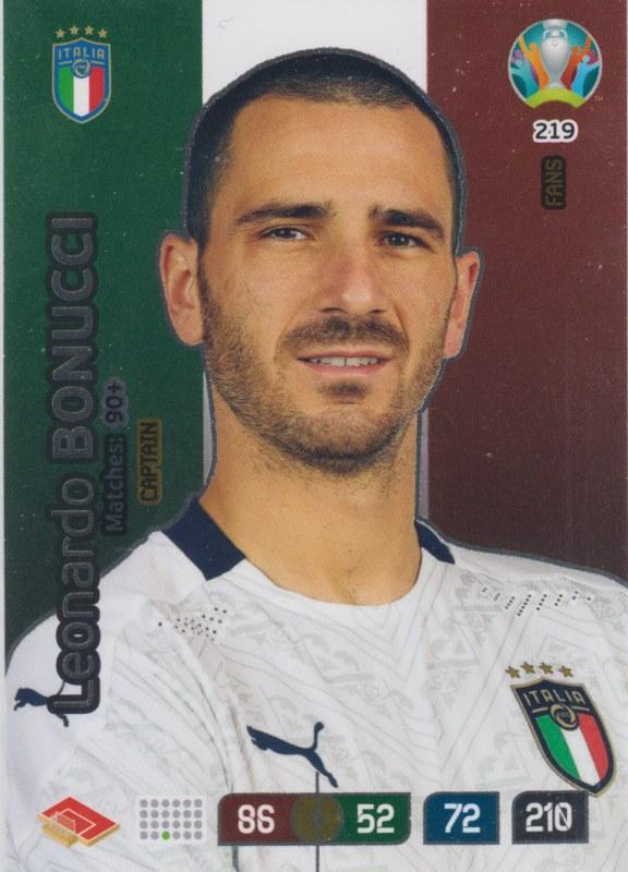 Adrenalyn Euro 2020 - 219 - Leonardo Bonucci (Italy) - Captain