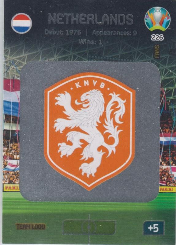 Adrenalyn Euro 2020 - 226 - Team Logo (Netherlands) - Team Logo