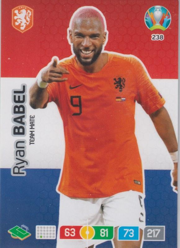 Adrenalyn Euro 2020 - 238 - Ryan Babel (Netherlands) - Team Mate