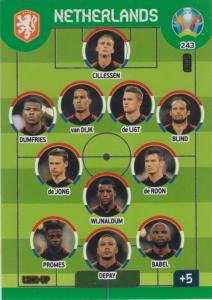 Adrenalyn Euro 2020 - 243 - Line-Up (Netherlands) - Line-Up