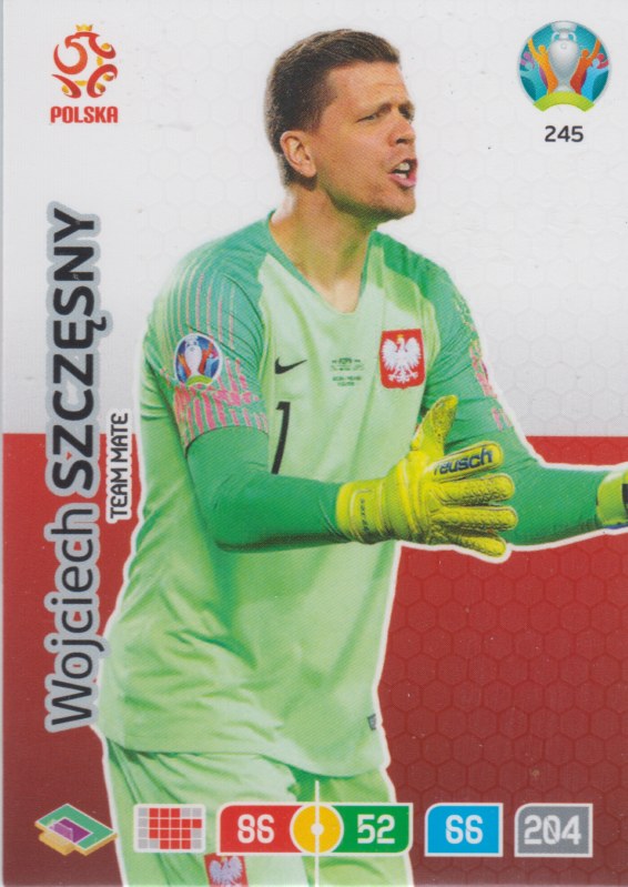 Adrenalyn Euro 2020 - 245 - Wojciech Szczęsny (Poland) - Team Mate
