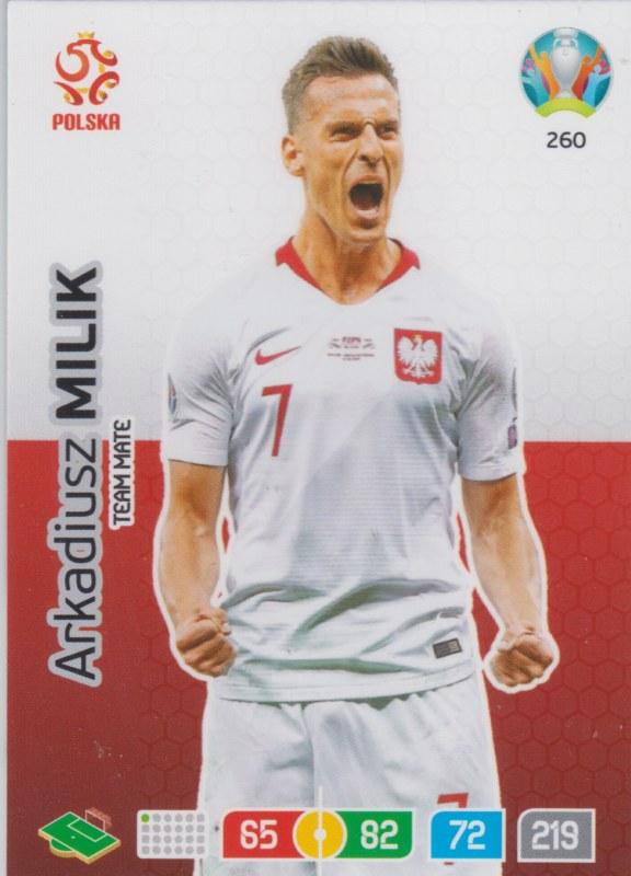 Adrenalyn Euro 2020 - 260 - Arkadiusz Milik (Poland) - Team Mate