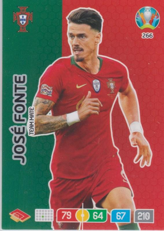 Adrenalyn Euro 2020 - 266 - José Fonte (Portugal) - Team Mate