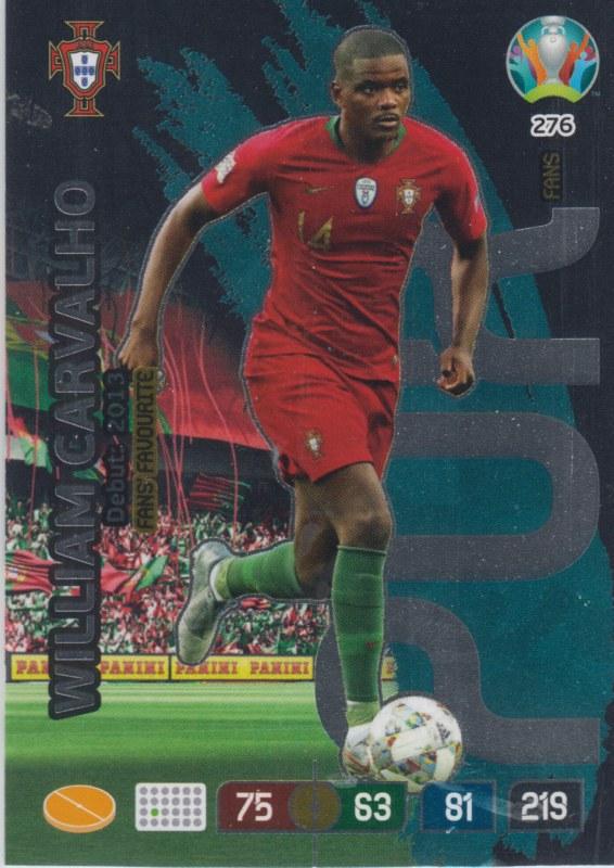 Adrenalyn Euro 2020 - 276 - William Carvalho (Portugal) - Fans' Favourite