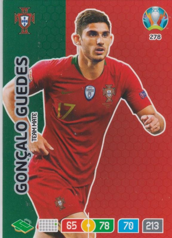 Adrenalyn Euro 2020 - 278 - Gonçalo Guedes (Portugal) - Team Mate