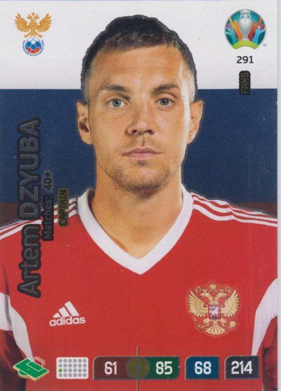 Adrenalyn Euro 2020 - 291 - Artem Dzyuba (Russia) - Captain