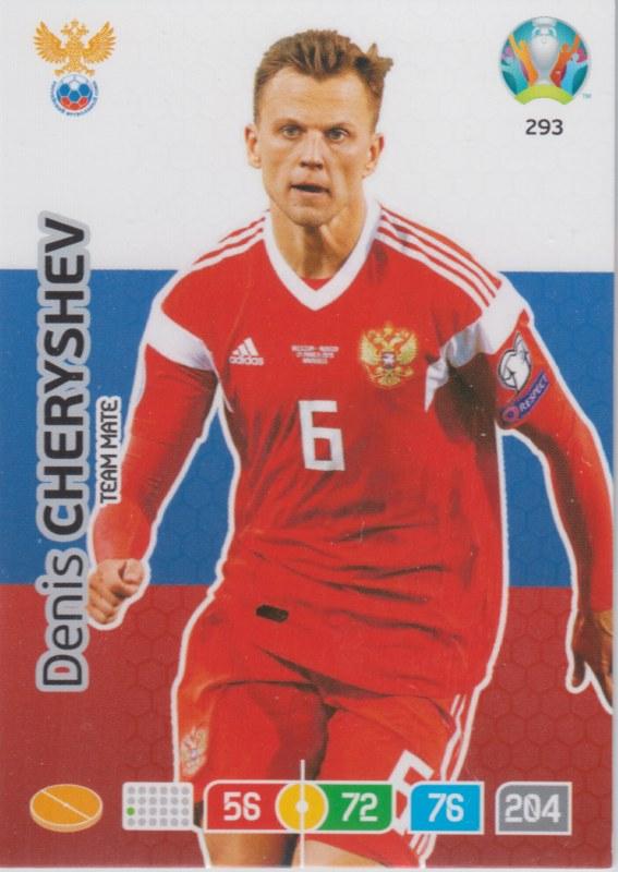 Adrenalyn Euro 2020 - 293 - Denis Cheryshev (Russia) - Team Mate
