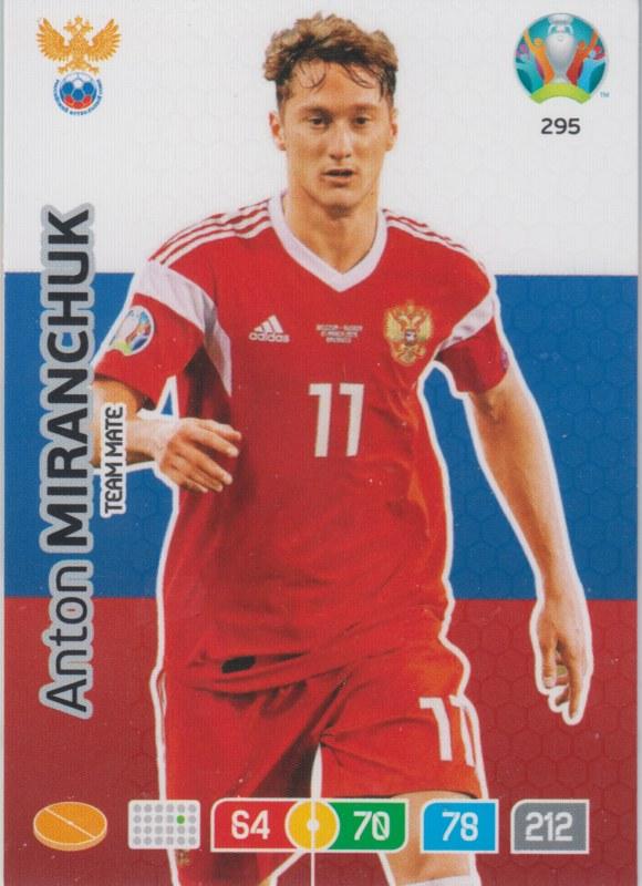 Adrenalyn Euro 2020 - 295 - Anton Miranchuk (Russia) - Team Mate