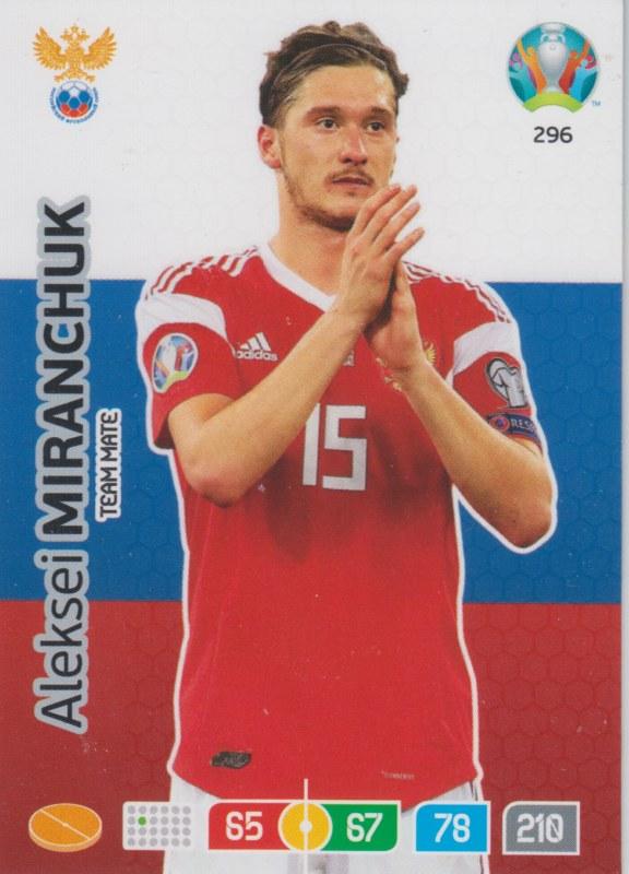 Adrenalyn Euro 2020 - 296 - Aleksei Miranchuk (Russia) - Team Mate