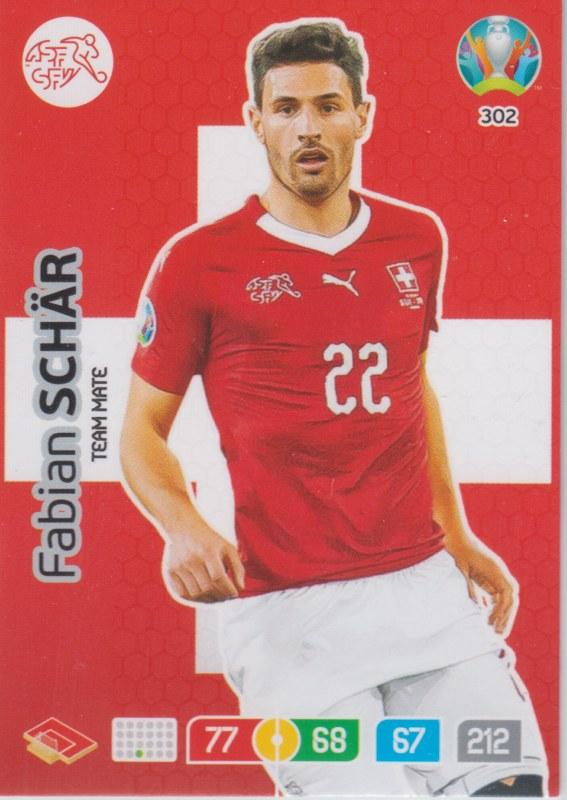 Adrenalyn Euro 2020 - 302 - Fabian Schär (Switzerland) - Team Mate