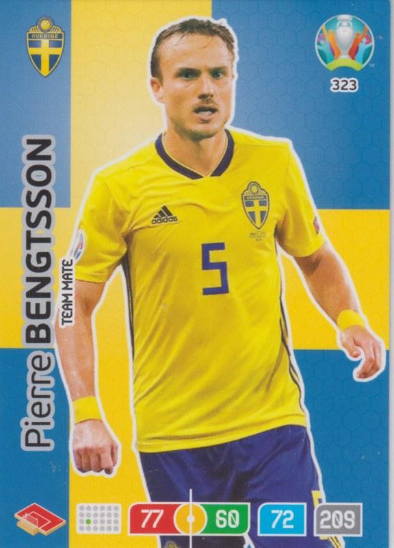 Adrenalyn Euro 2020 - 323 - Pierre Bengtsson (Sweden) - Team Mate