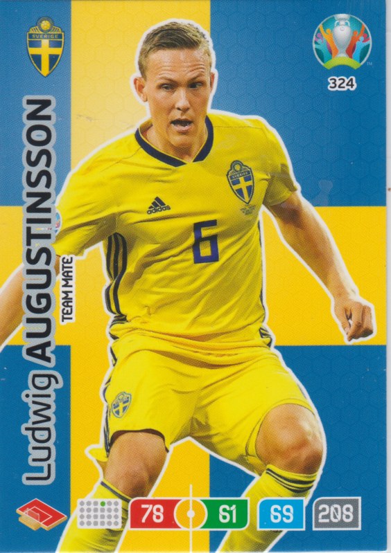 Adrenalyn Euro 2020 - 324 - Ludwig Augustinsson (Sweden) - Team Mate