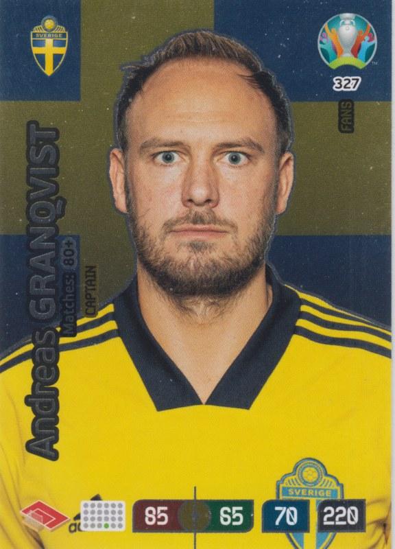 Adrenalyn Euro 2020 - 327 - Andreas Granqvist (Sweden) - Captain