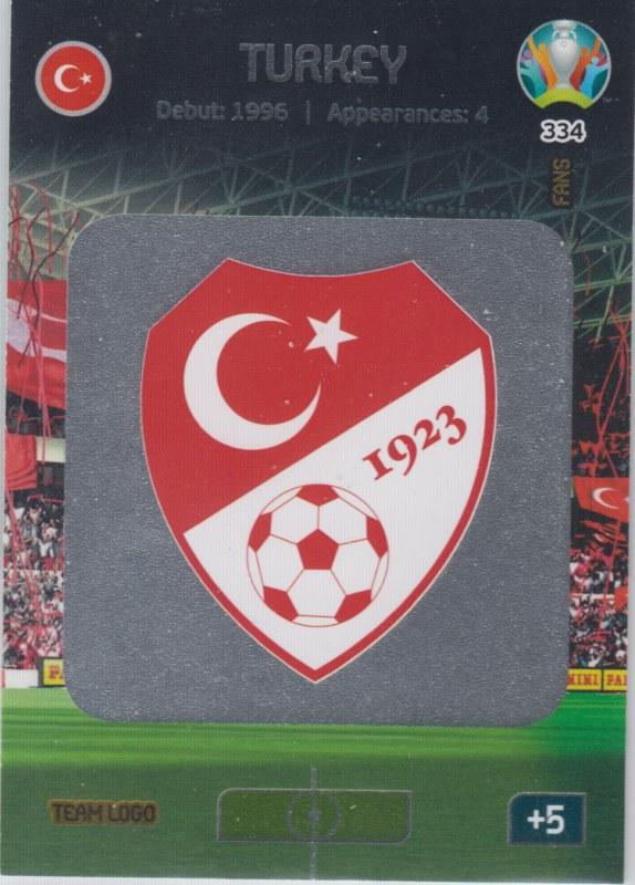 Adrenalyn Euro 2020 - 334 - Team Logo (Turkey) - Team Logo