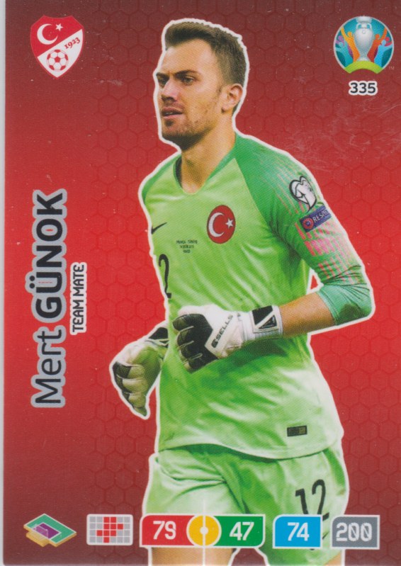 Adrenalyn Euro 2020 - 335 - Mert Günok / Mert Gunok (Turkey) - Team Mate