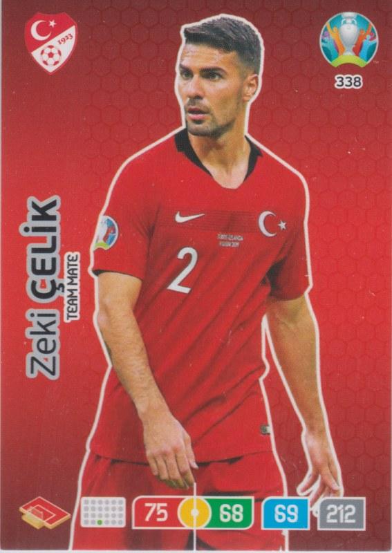 Adrenalyn Euro 2020 - 338 - Zeki Çelik (Turkey) - Team Mate