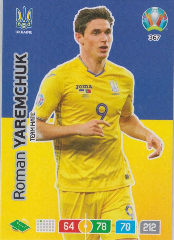 Adrenalyn Euro 2020 - 367 - Roman Yaremtschuk (Ukraine) - Team Mate