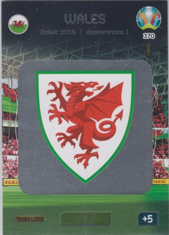 Adrenalyn Euro 2020 - 370 - Team Logo (Wales) - Team Logo