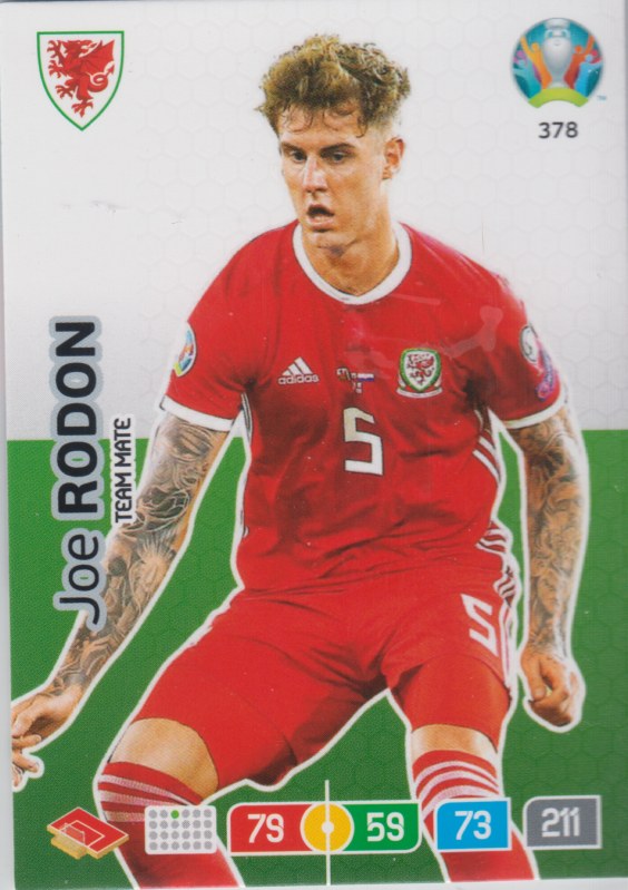 Adrenalyn Euro 2020 - 378 - Joe Rodon (Wales) - Team Mate
