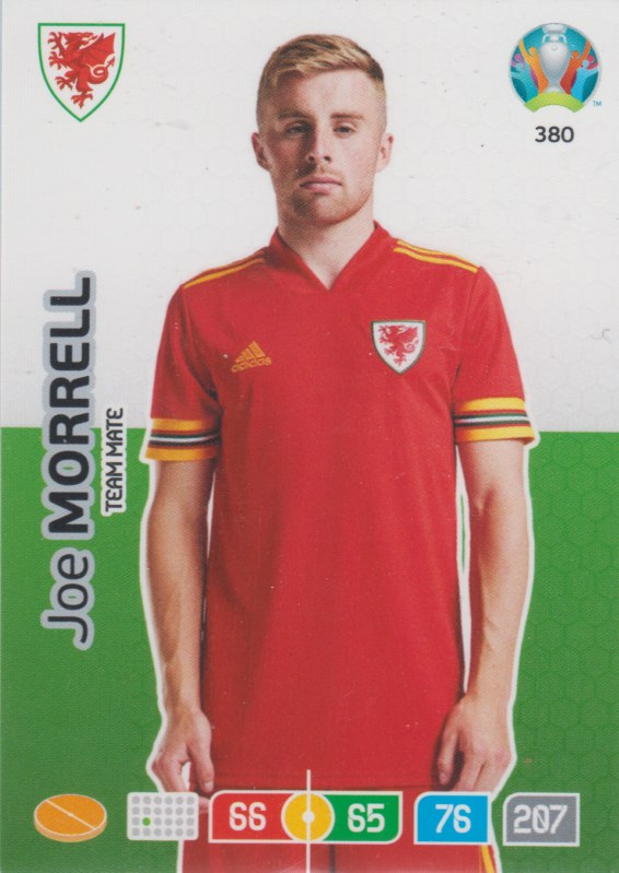 Adrenalyn Euro 2020 - 380 - Joe Morrell (Wales) - Team Mate
