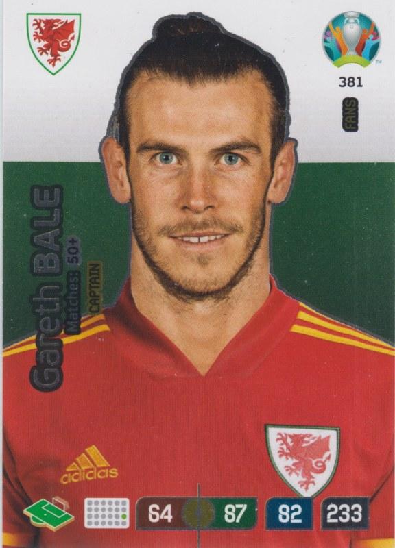 Adrenalyn Euro 2020 - 381 - Gareth Bale (Wales) - Captain