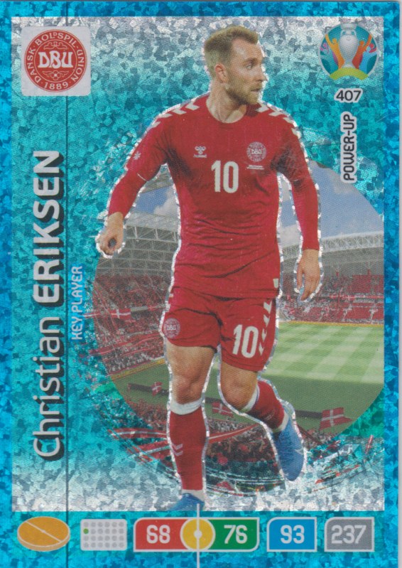 Adrenalyn Euro 2020 - 407 - Christian Eriksen (Denmark) - Key-Player