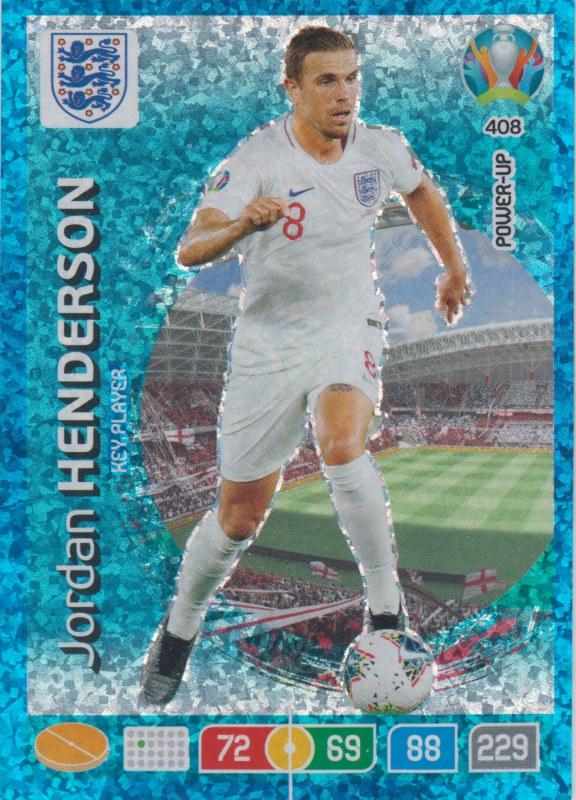 Adrenalyn Euro 2020 - 408 - Jordan Henderson (England) - Key-Player