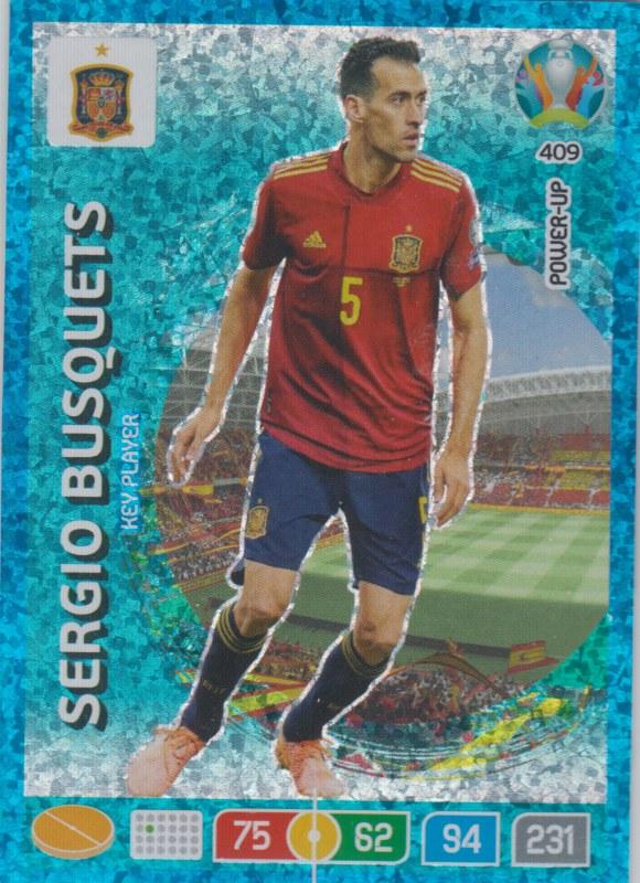 Adrenalyn Euro 2020 - 409 - Sergio Besquets (Spain) - Key-Player