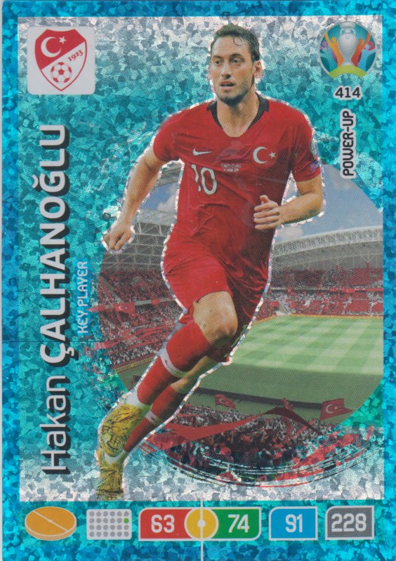 Adrenalyn Euro 2020 - 414 - Hakan Çalhanoğlu / Hakan Calhanoglu (Turkey) - Key-Player