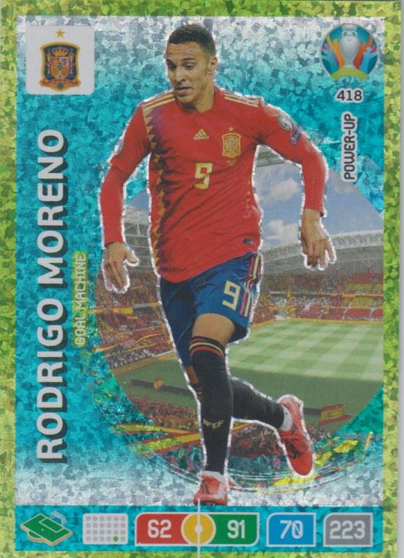 Adrenalyn Euro 2020 - 418 - Rodrigo Moreno (Spain) - Goal Machine