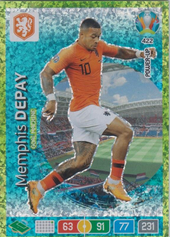 Adrenalyn Euro 2020 - 422 - Memphis Depay (Netherlands) - Goal Machine
