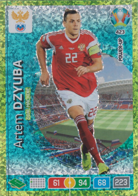 Adrenalyn Euro 2020 - 423 - Artem Dzyuba (Russia) - Goal Machine