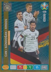 Adrenalyn Euro 2020 - 443 - Emre Can, Ilkay Gündoğan, Toni Kroos (Germany) - Midfield Engine